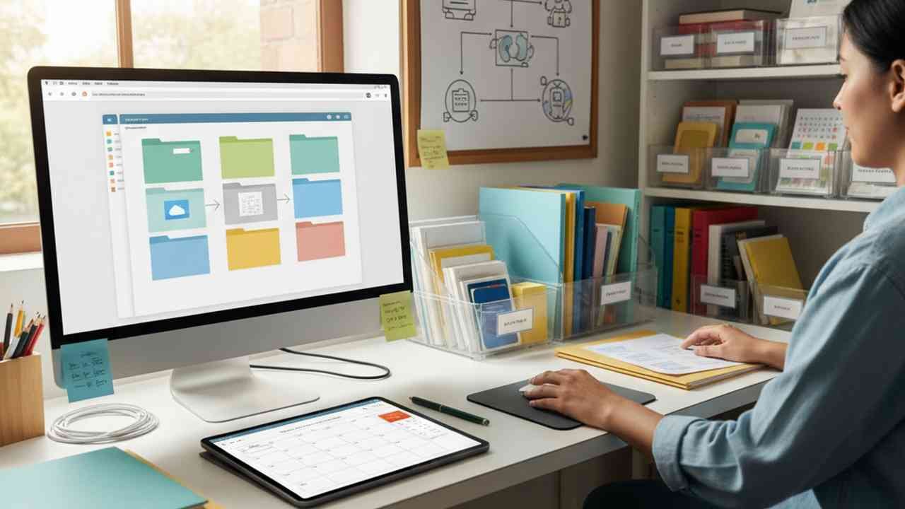 Best Strategies for Organizing Digital and Physical Teaching Materials