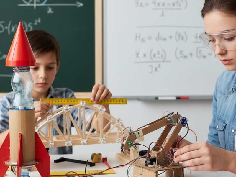 Using DIY STEM Projects to Teach Math, Physics, and Engineering Concepts