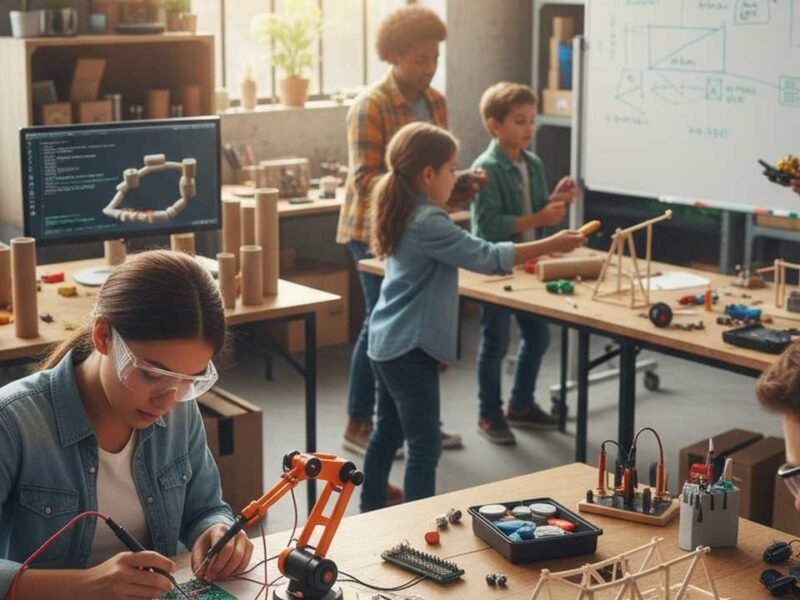 Using DIY STEM Projects to Teach Math, Physics, Coding, and Engineering