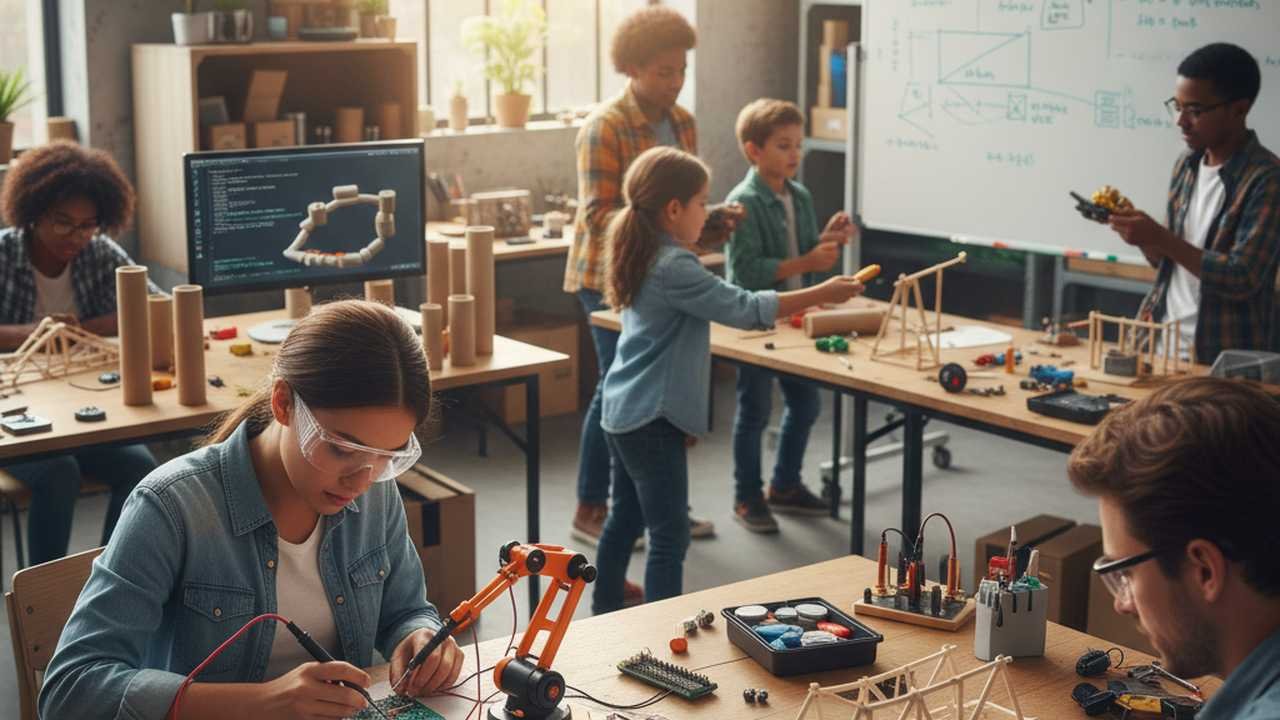 Using DIY STEM Projects to Teach Math, Physics, Coding, and Engineering