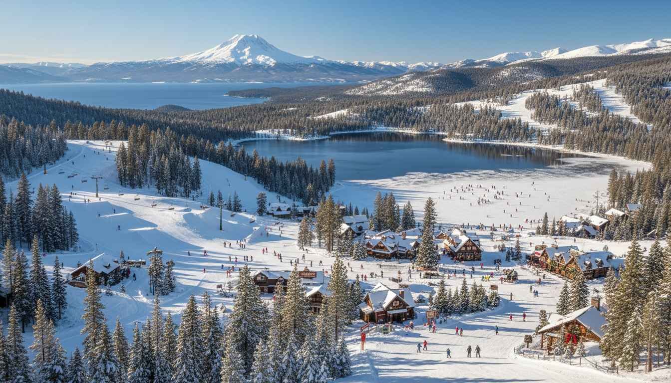 places to visit the snow in california