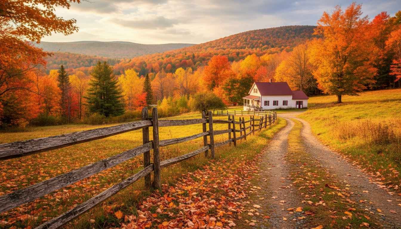 best places to visit in fall in Vermont